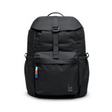 Water-Resistant Rolltop Backpack with Laptop Compartment - black