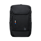 Water-Resistant Rolltop Backpack with Laptop Compartment - black