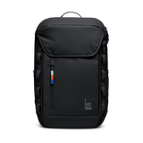 Water-Resistant Rolltop Backpack with Laptop Compartment - black